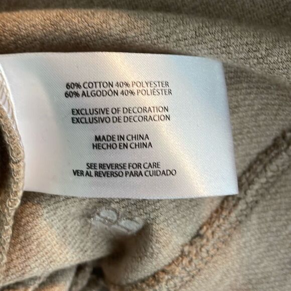 Banana Republic Classic Thermal Shirt Tan Brushed Waffle-Knit Long Sleeve XL - Picture 6 of 7